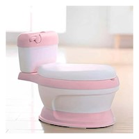 Modulo Sanitario Infantil Rosado para Hogar con Diseno Simple y Comodo